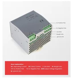 240W Din Rail Power Supply Source 24V 10A Ac Dc Converter DR-240-24 SMPS Switching Power Supplier for CNC CCTV led Light