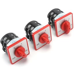 HZ5D-40/7.5 7.5KW 40A 2 Poles Rotary Cam Universal Changeover Switch