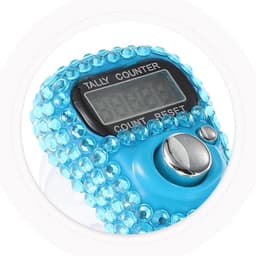 Mini Ring Finger Counter Blue Electronic Digital Tally Counter