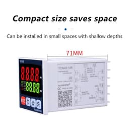 TCN4S Digital Intelligent Temperature Controller AC100-240V PID Thermostat Adjustable Switch Temperature Multimeter Relay Output(TCN4S)