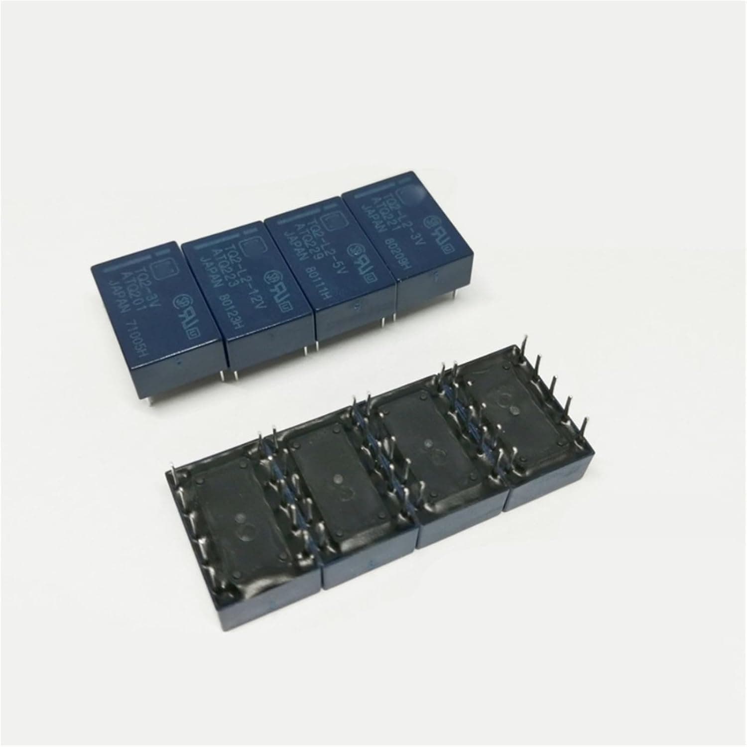 TQ2-L2-3V 5V 12V 24V ATQ221 ATQ229 ATQ223 ATQ224 1A 10PIN Double Coil Signal Relay 1Pcs(5V)