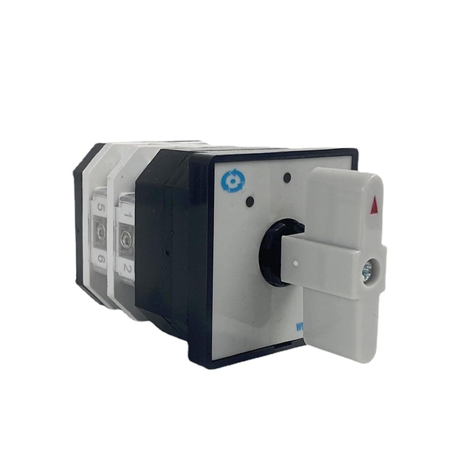 LW12-16/2 Control Circuit 3 Position Rotary Switch 2 Pole 16A Silver Contact Universal Gear Cam Changeover Selector
