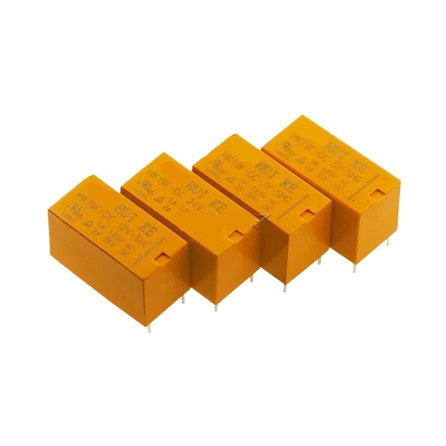 50PCS/Lot Signal Relay HK19F-DC3V DC5V DC6V DC9V DC12V DC24V-SHG 1A 125AVC 30VDC 8PIN