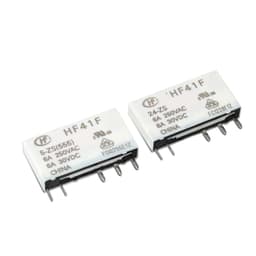 5PCS 41F-1Z-C2-1 HF41F 5V 12V 24V 60V ZS 6A Slim Relay Mount On Screw Socket with and Protection Circuit 24VDC/AC 41F-1Z-C4-1(5PIN 5V 5Pcs)