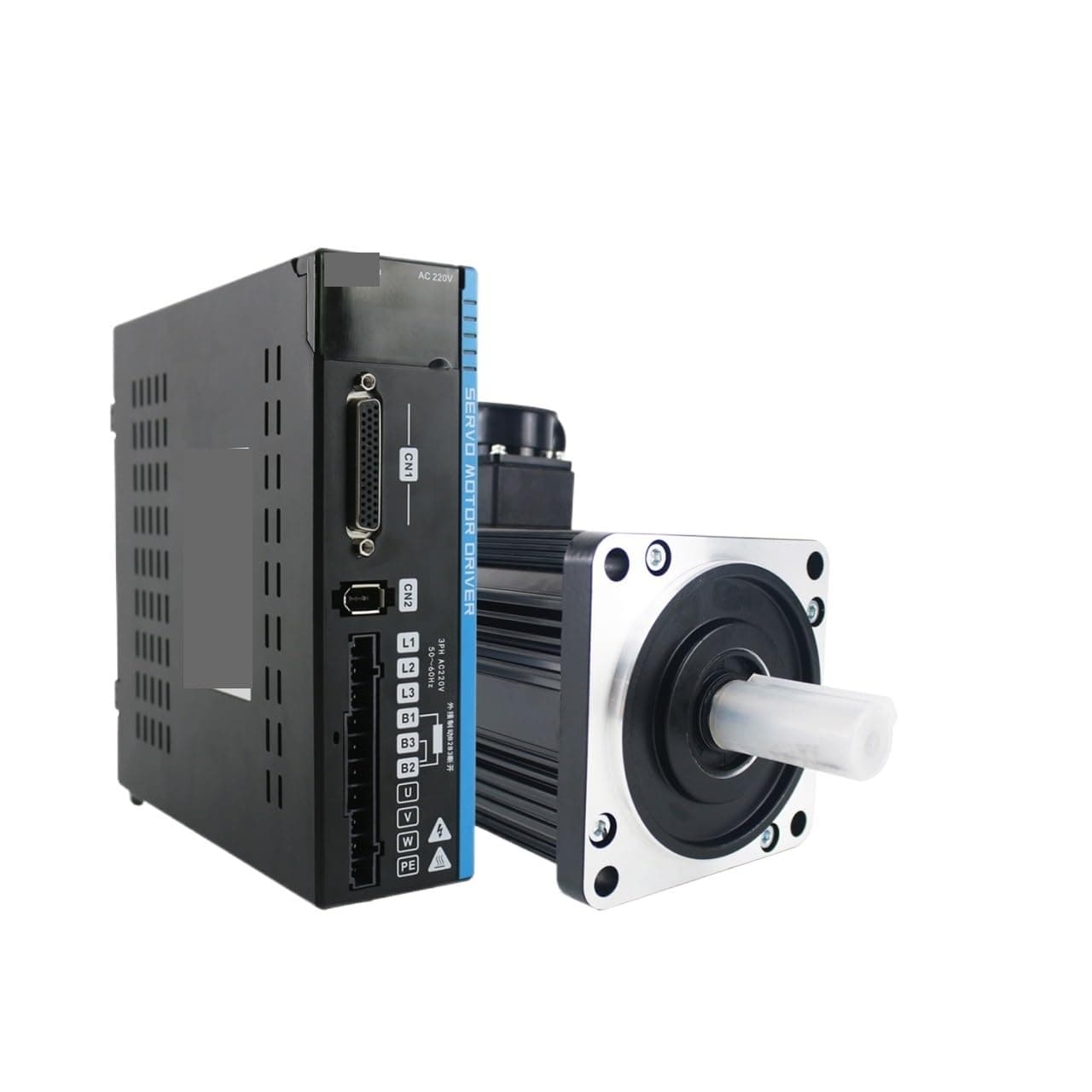 Servo Motor 1.2KW .5KW .8KW servo Driver kit 110ST 4Nm 5Nm 6Nm 3000rpm 220v ac(1.2KW 17bit)