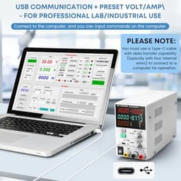 DC Power Supply 0-30V 0-10A 300W & Programmable DC Power Supply 0-32V 0-10A 320W