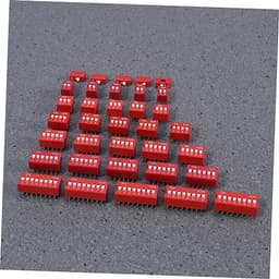 35Pcs 2.54mm Plastic Dip Slide Selector Switch for Circuit Control