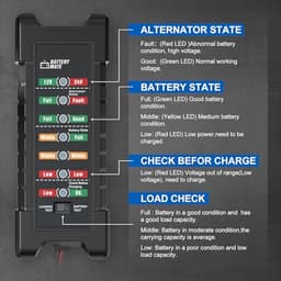 BM210 LED Battery Meter+Car 12V 24V Battery Tester