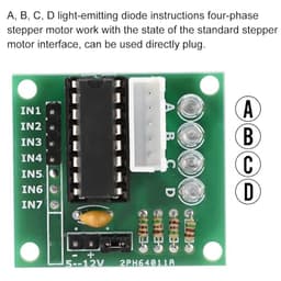 ULN2003 Stepper Motor Driver Board, 5V 4-Phase, 5 Pack
