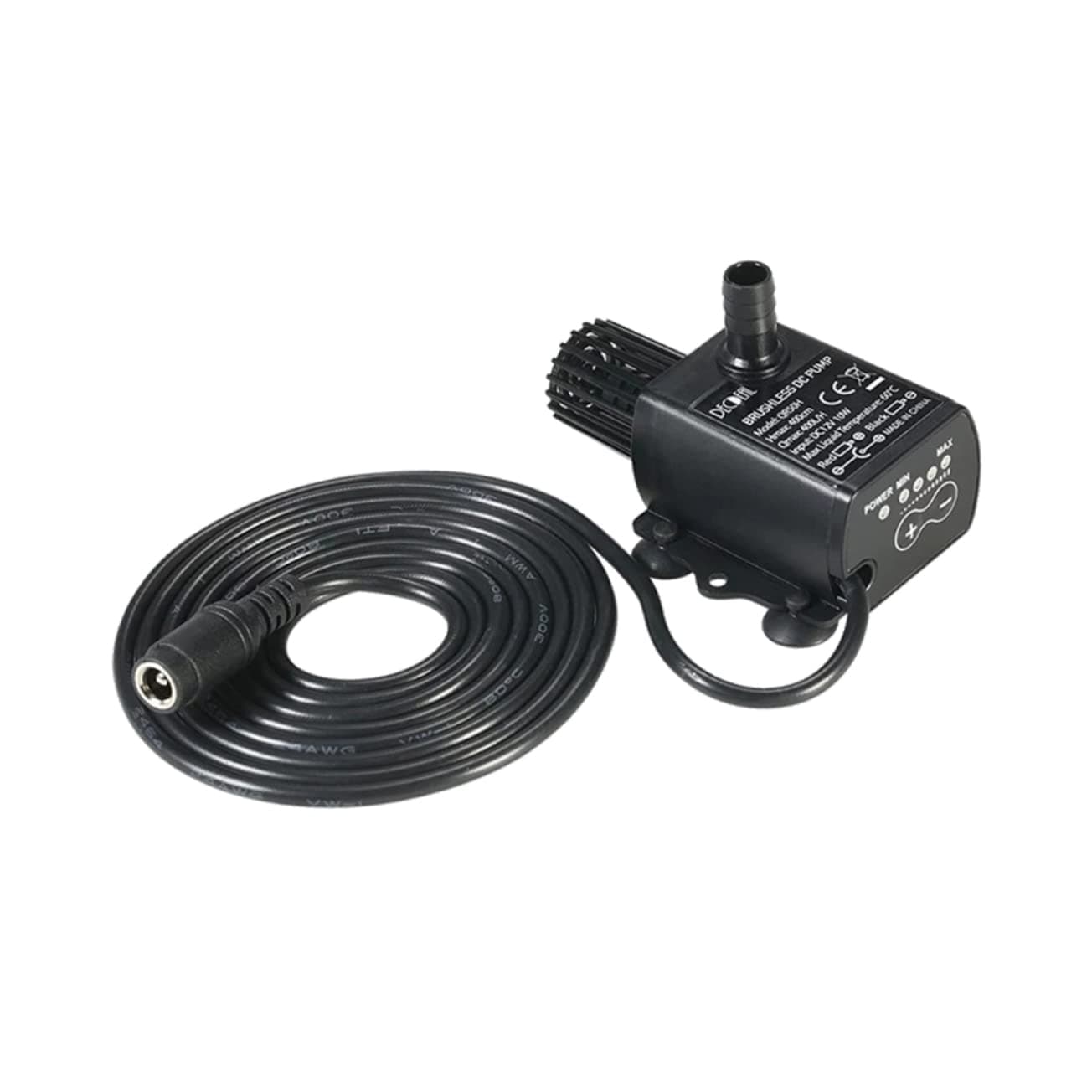 12V DC Brushless Submersible Water Pump for Aquariums, Fountains