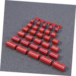 35Pcs 2.54mm Plastic Dip Slide Selector Switch for Circuit Control