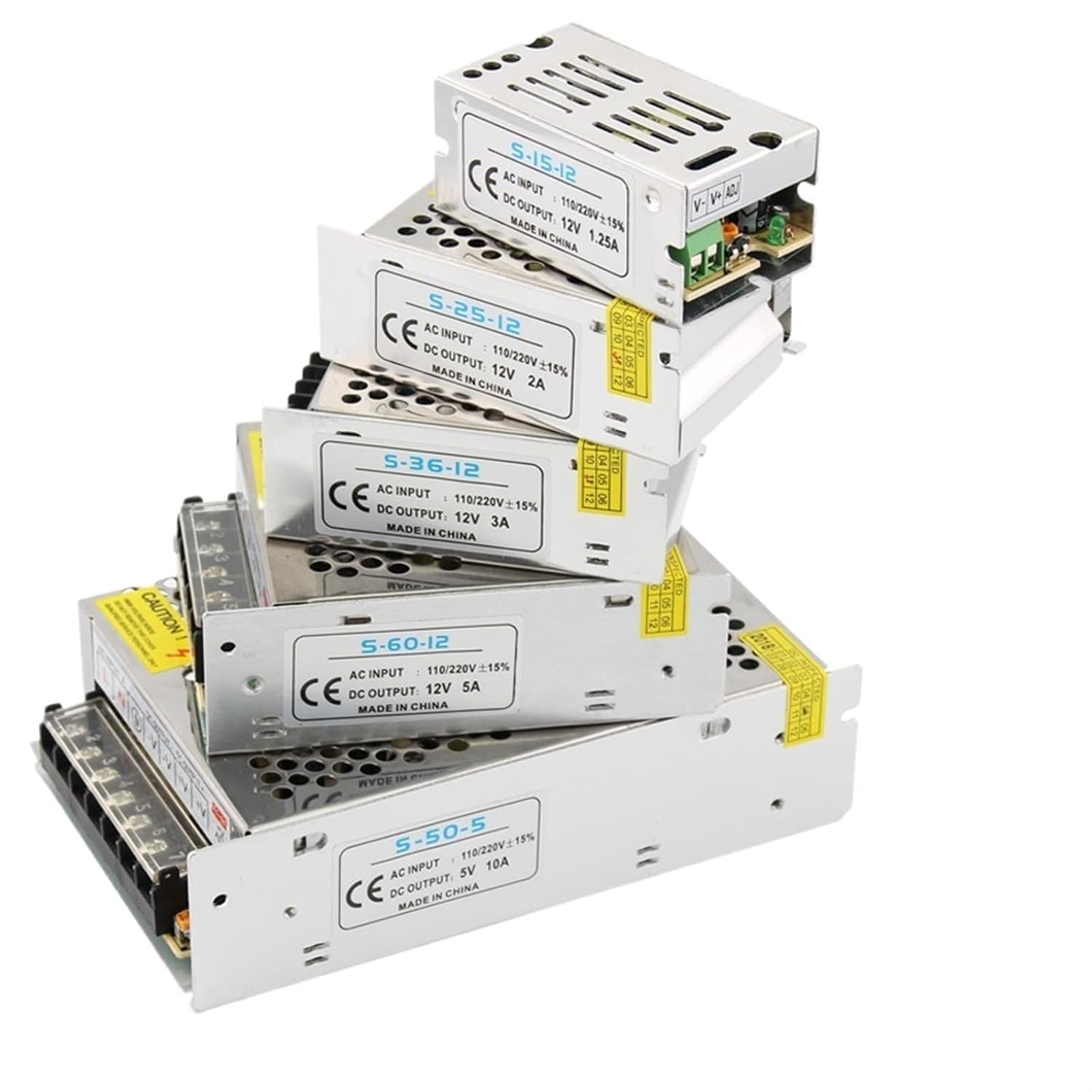 AC DC 5V 12V 24V 36V Power Supply 1A 2A 3A 4A 5A 6A 8A 10A 15A 20A 30A 220V to 5V 12V 24V Led Power Supply Converter(2a,DC36V)