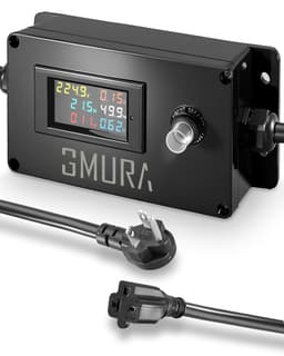 AC Power Meter 250V 20A N6-20P to N6-20R Outlet Monitor with Breaker