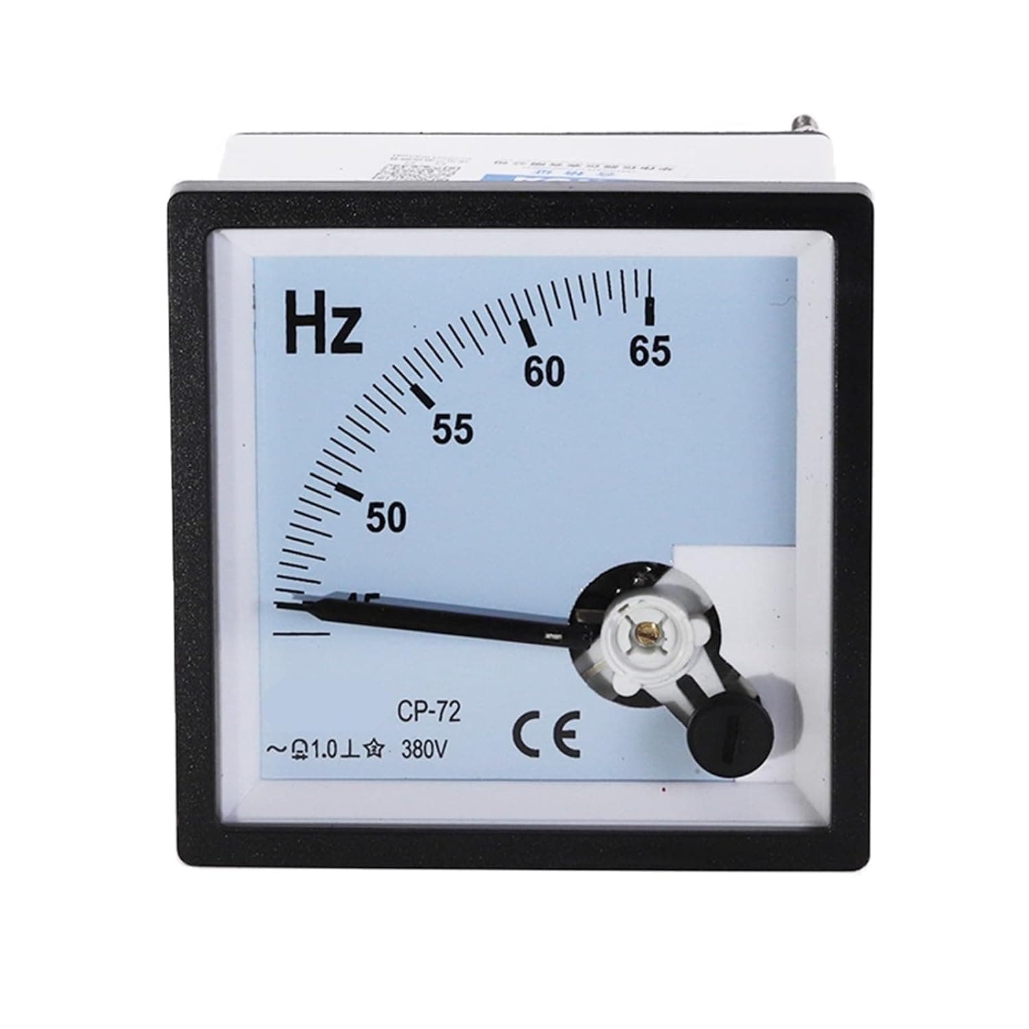 CP-72 AC Analog Frequency Table/Hz Meter/Herzt 45-65Hz 380V 1Pcs