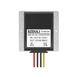 6-20V to 12V DC Power Supply Regulator to car Modified Automatic Buck-Boost Converter Waterproof(6-20V to 12V 3A)