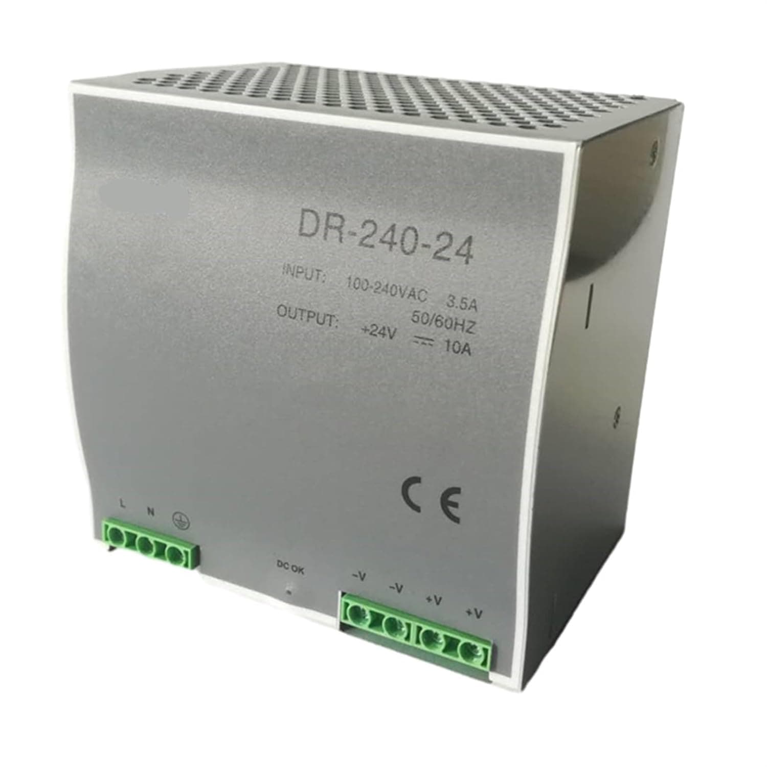 240W Din Rail Power Supply Source 24V 10A Ac Dc Converter DR-240-24 SMPS Switching Power Supplier for CNC CCTV led Light