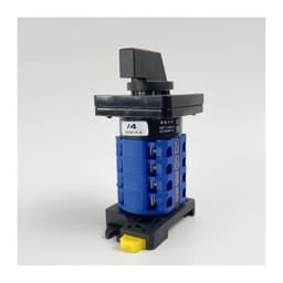 LW26-20 DIN Rail Mounted Multi Position Silver Contact Rotary Cam Switch 690V 20A 4 Level Changeover Selector YMW26 LW28(0-1)