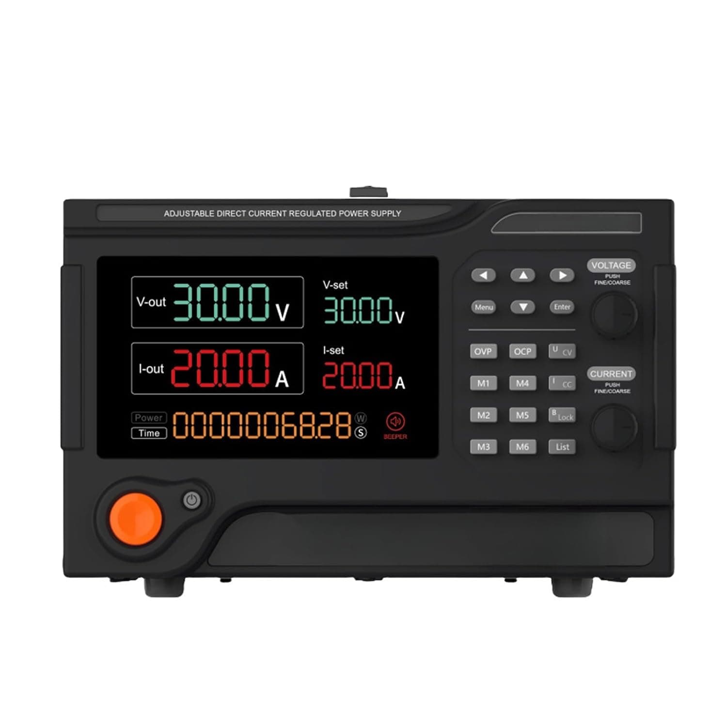 Laboratory Programmable DC Power Supply 500V 5A 100mV 10mA RS232 RS485 USB