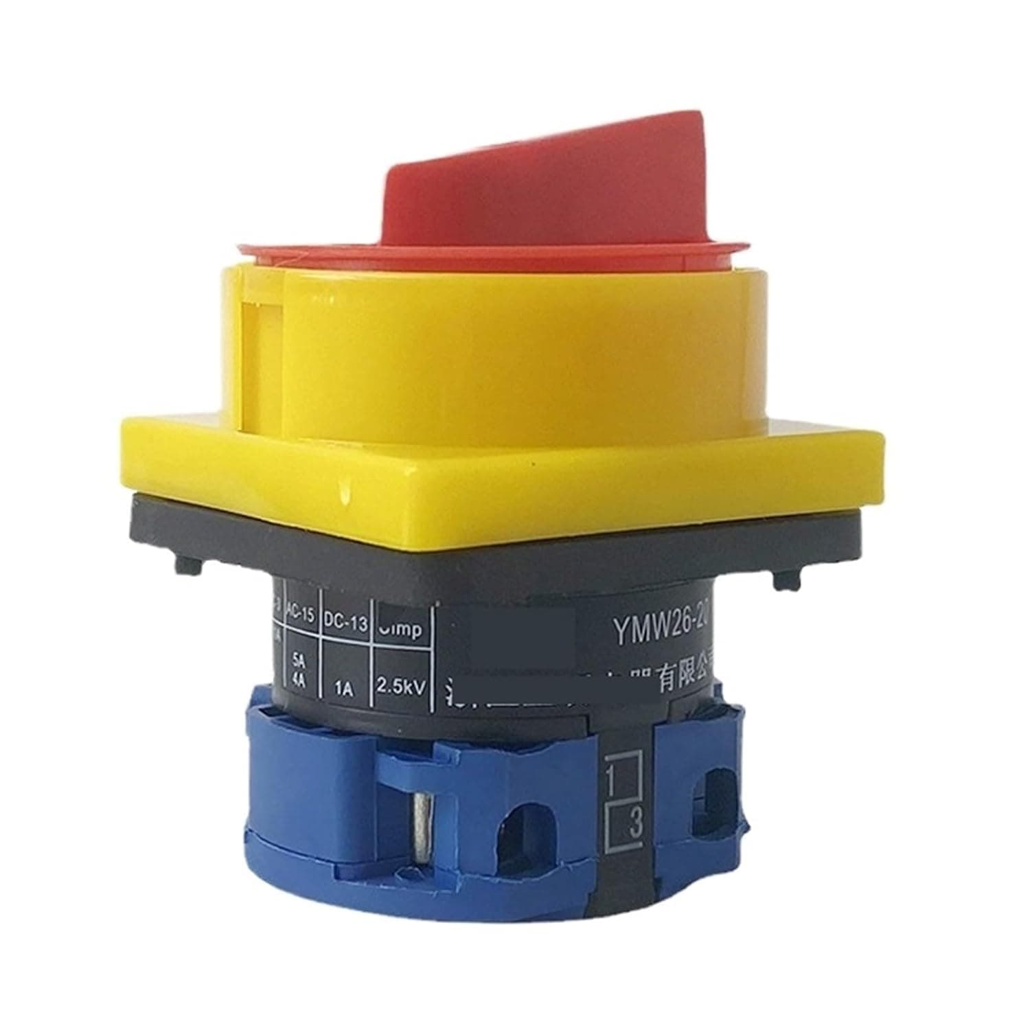 On Off Switch 2 Position selector Changeover 20A 1 Pole Pad Lock Main Cam Rotary switches YMW26-20/1GS