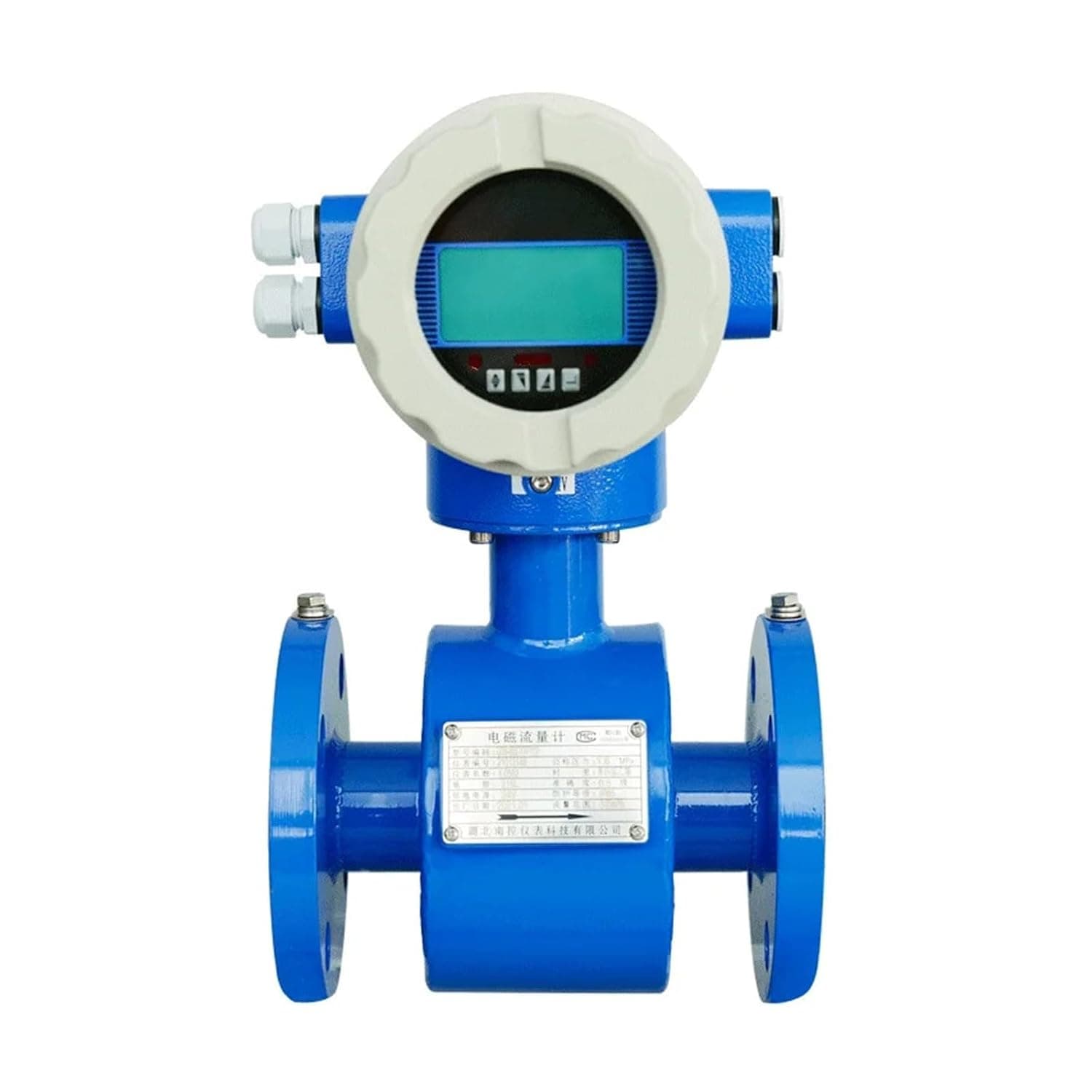 Intelligent electromagnetic flowmeter Pipeline Liquid Water Flow Integrated Sewage Split Digital Display Sensor 4-20mA RS485(DN10)