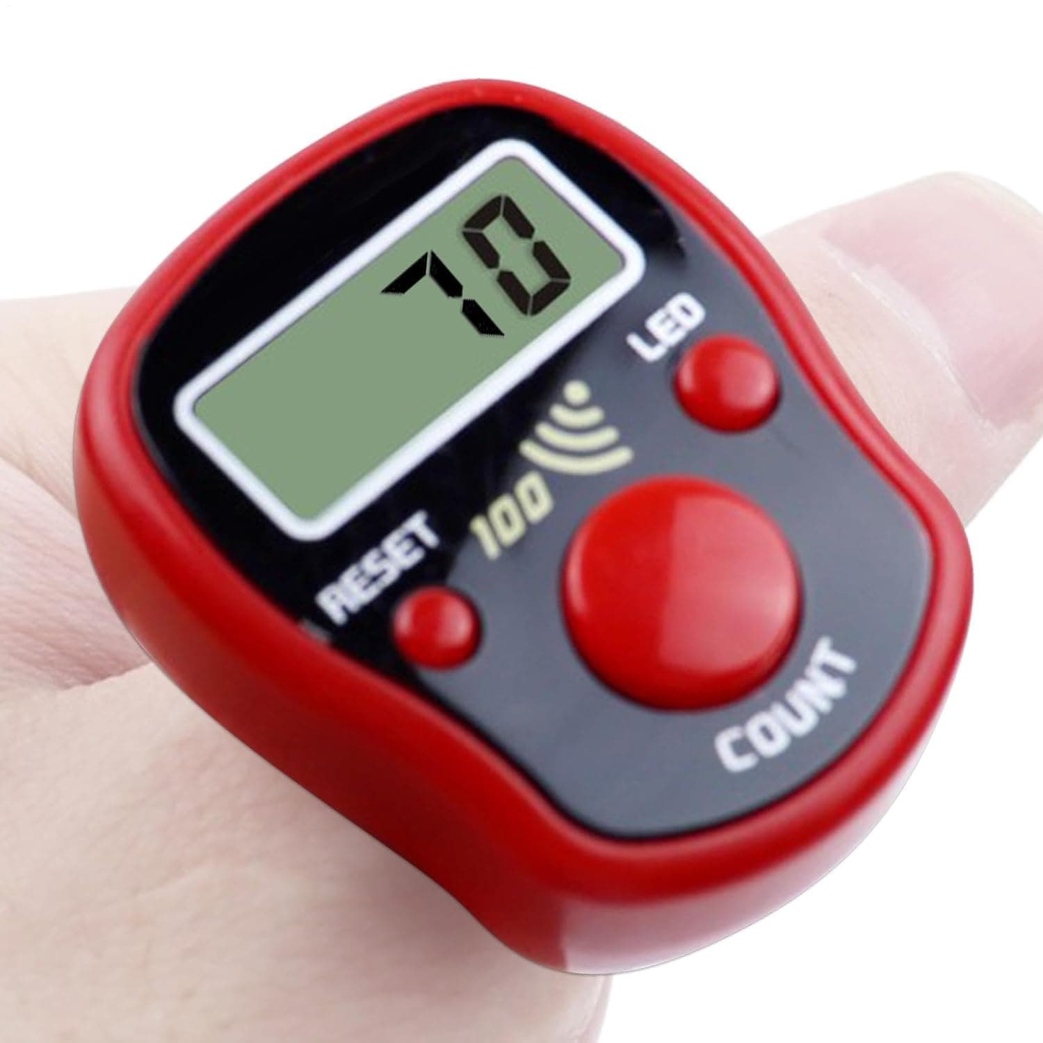 Click Counter - Handheld LED Digital Electronic, Resettable Counting Tool