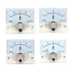 85C1-A DC /75mv Amperemeter Gauge Analog Panel AMP Current Meter10A -0-10A Ammeter 1A 3A 5A 20A 30A 50A 100A 200A 500A 1Pcs(1A -0-1A)