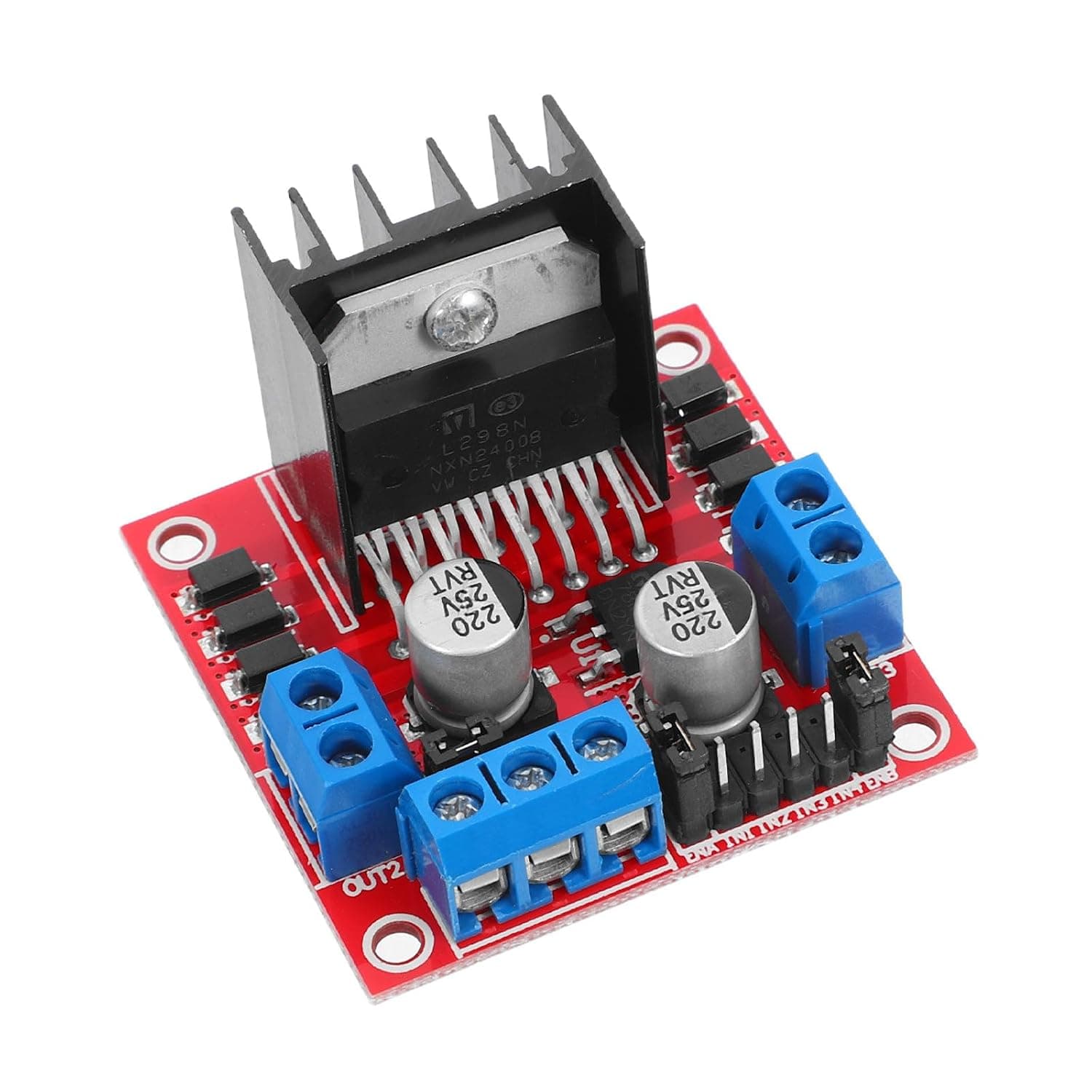 4pcs L298n Motor Driver Module 25w Dc Stepper Controller Board