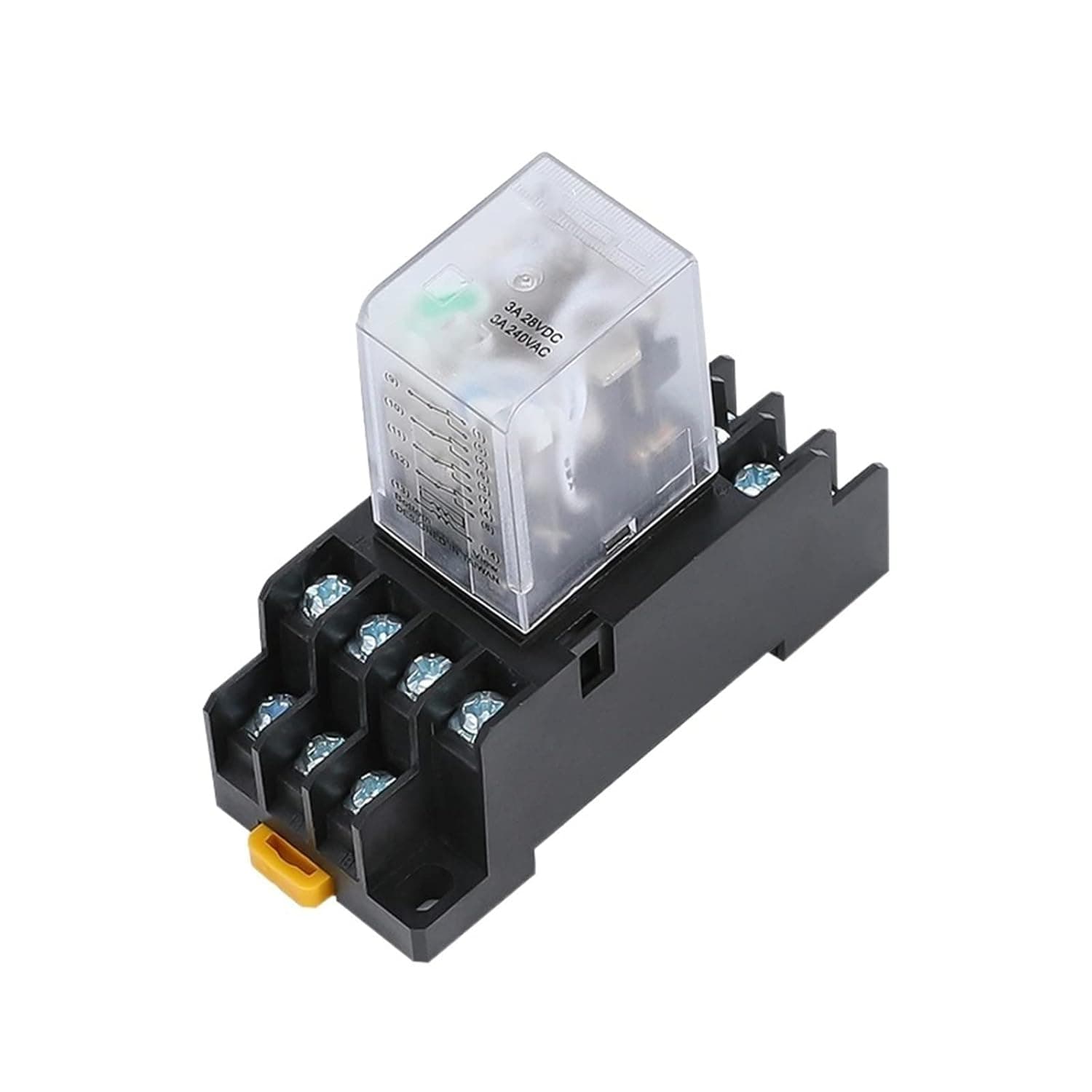 20PCS HH54P MY4NJ Plug-in Relay PYF14A DC/AC 12v 24v 36v 48v 110v 220v DC/AC 5A Silver Contact 14pins 4PDT Rele Socket