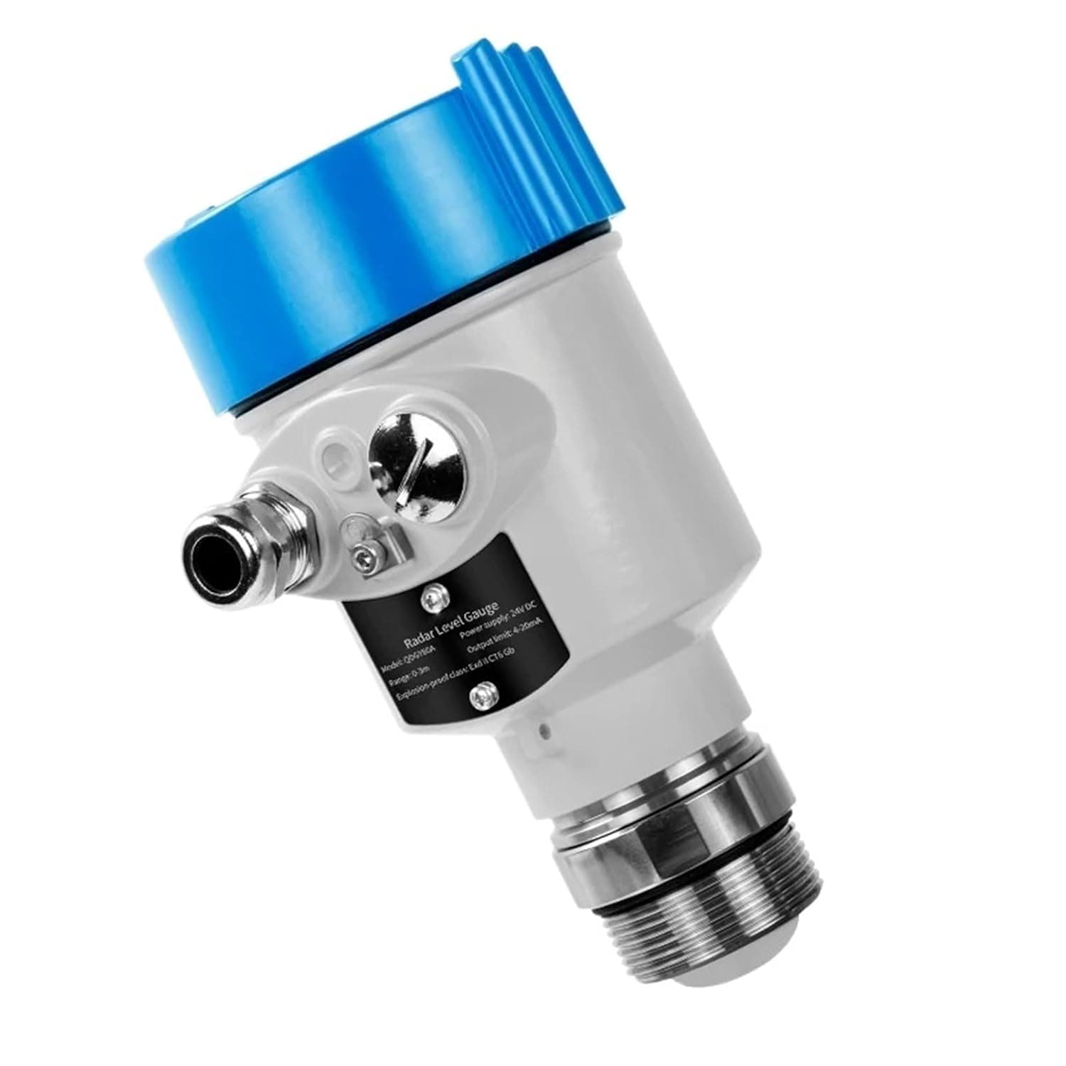 Radar Level Sensor 3m 5m 10m 15m DC24V with 4-20mA Hart G1.5 Radar Level Meter(0-3M Range G1.5)